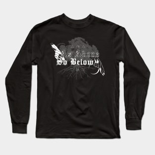 As Above so Below Tree of Life Long Sleeve T-Shirt